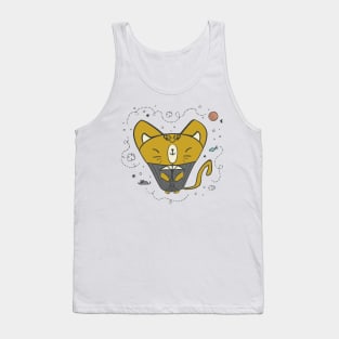 Cat in a suit Tank Top